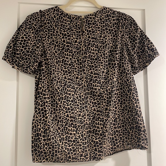 J Crew Short Sleeve Puff Sleeve Shirt - Picture 5 of 6